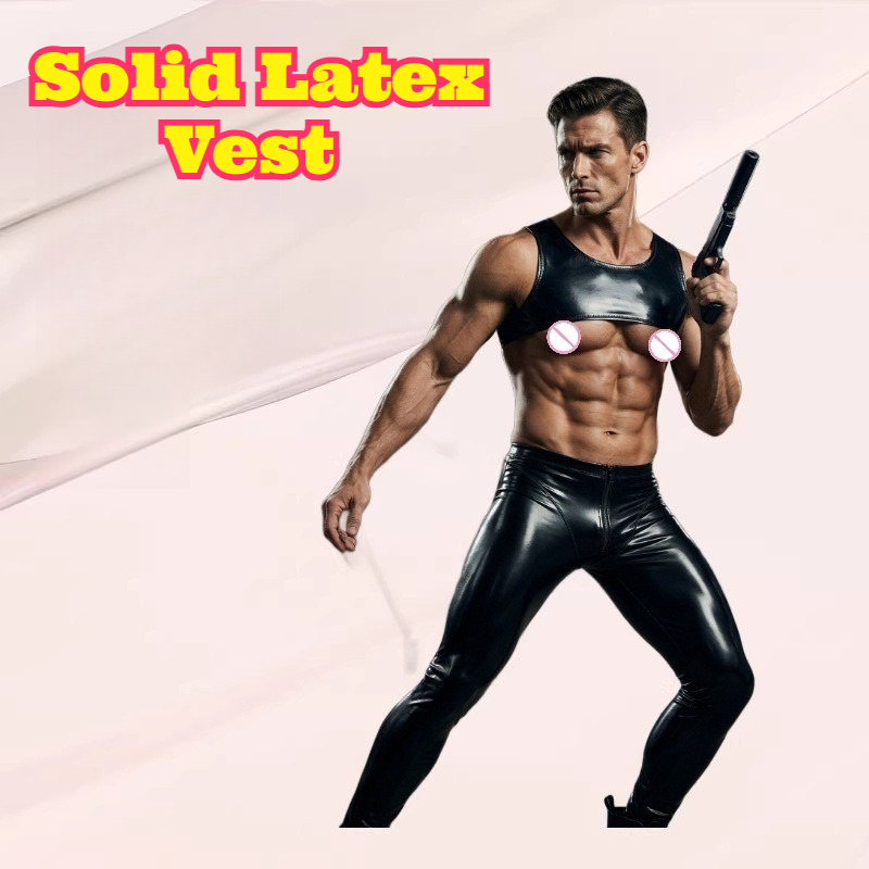 Tank Top Muscle - Canotta Corta Aderente in Lattice Solido