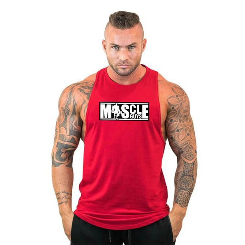 Tank Top Muscle - Mens Muscle Exercise camicia senza maniche