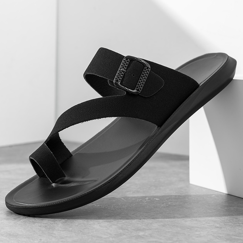 Nuove Ciabatte Estive 2026 in  - Flip Flop Leather Men recensione e prezzo