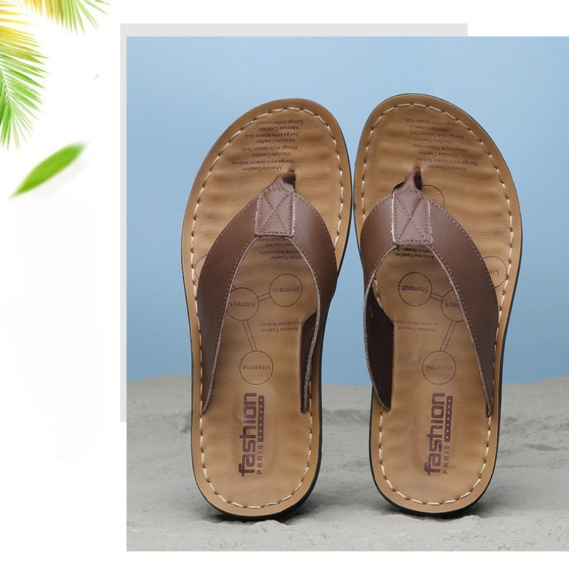 Sandali infradito da uomo in p - Flip Flop Leather Men recensione e prezzo