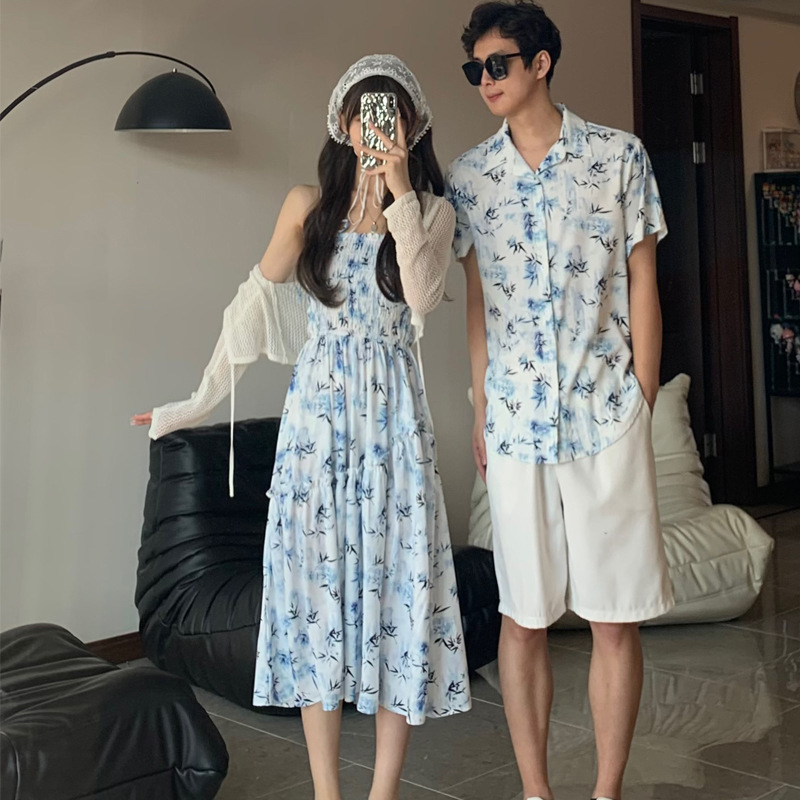 Resort coppia Look genitori e  - Resort Shirt Floral recensione e prezzo