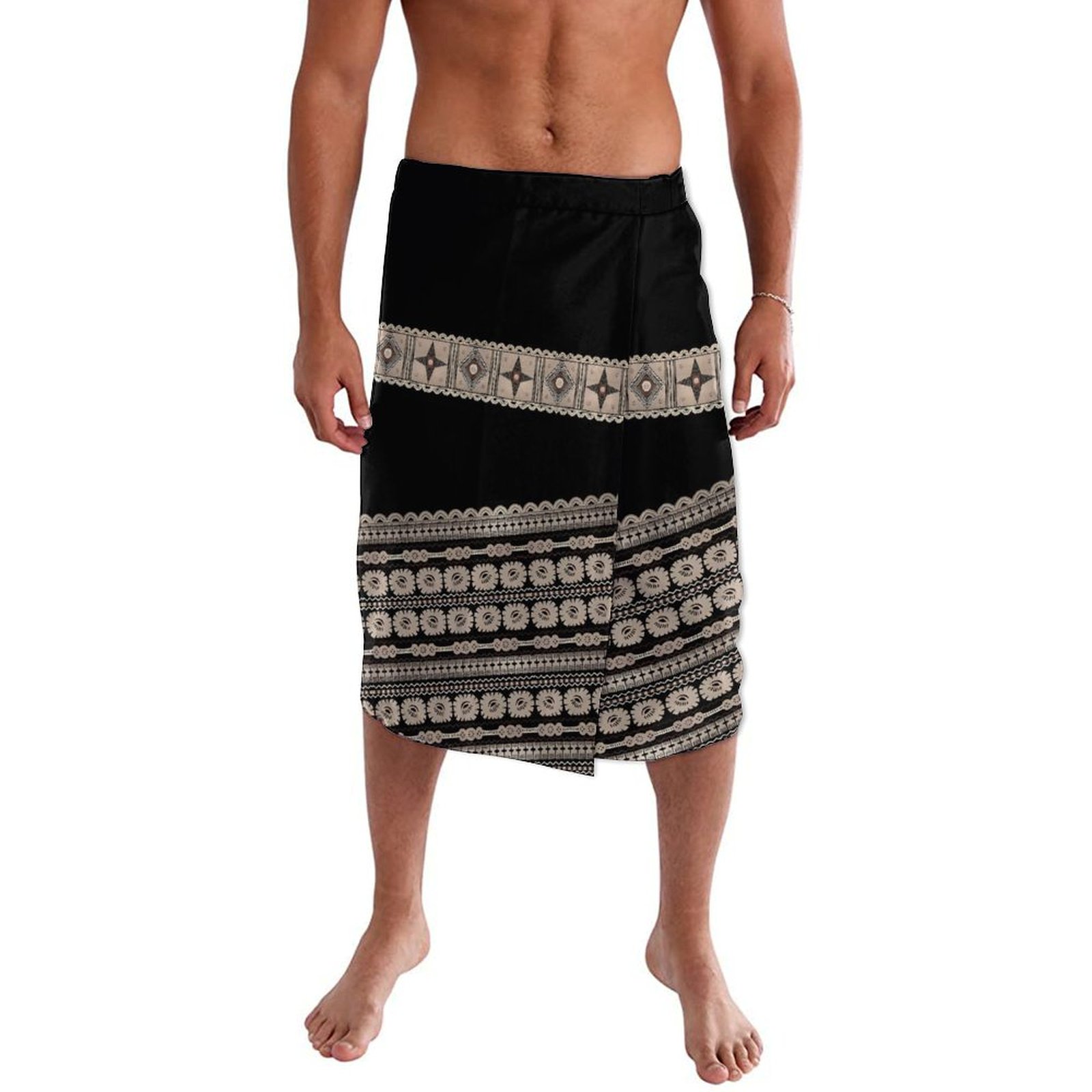 Moda samoano stampa polinesian - Sarong Men Wrap recensione e prezzo